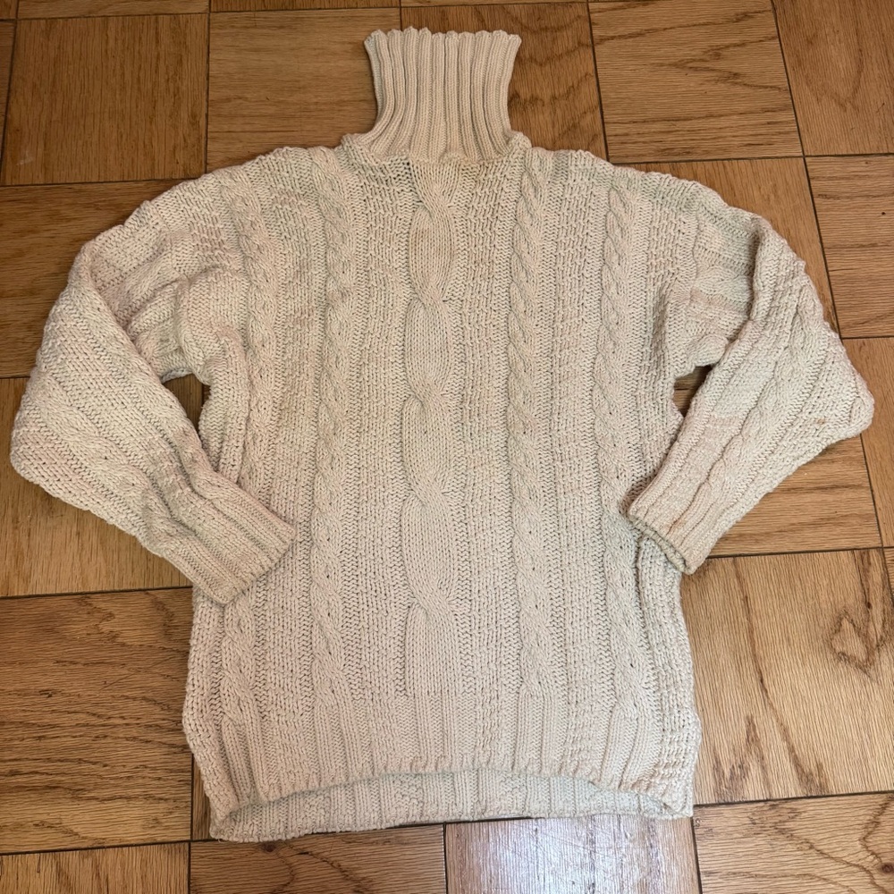 Erik Stewart Bergdorf Goodman Cotton Knit Turtle Neck Sweater
